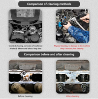 AUTO HTS696 Motor de coche Limpiador de deposición de carbono Tubo de admisión Válvula Máquina de limpieza Descarbonización Automotriz Decarbon Limpieza