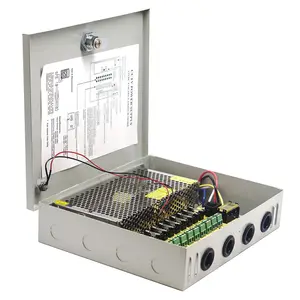 Professional Power Distribution Box DC12V 15A 9 Channels CCTV Power Supply Box