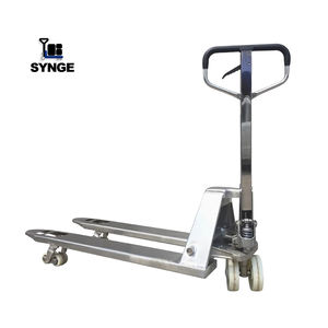 SYNGE Venta al por mayor de mano de acero inoxidable Pallet Jack <span class=keywords><strong>CE</strong></span> Carretilla elevadora Pallet Truck <span class=keywords><strong>Stacker</strong></span> Precio - Product Image 4