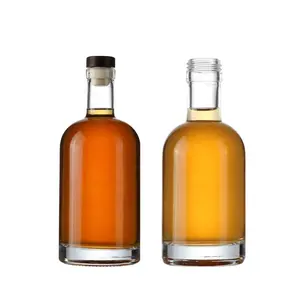 Atacado qualidade premium 750ml whisky garrafa 700ml 100ml único vidro vodka garrafa