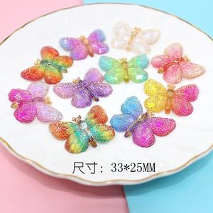 Nuevos Accesorios DIY con Estampado Dorado de Mariposa para Pendientes, Colgantes, Horquillas, Anillos para el Cabello, Fundas para Teléfonos Móviles y Broches - Product Image 5