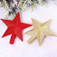 Étoile de sapin de Noël durable et longue durée en polyrésine de haute qualité pour la décoration de la maison, le bureau, les fêtes et Noël