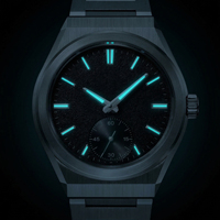 Jam Tangan OEM Merek Sendiri Logo Kustom BGW9 Bercahaya dengan Desain Small Seconds di ''6''  Bahan Stainless Steel Poles Tinggi Klasik