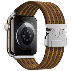 Brown and khaki [four stripes]