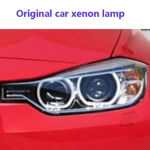 Conjunto de Faros Delanteros para <span class=keywords><strong>BMW</strong></span> Serie <span class=keywords><strong>3</strong></span> Modelos F30 y F35 2013-2018, Nueva Versión Bicolor Estilo Cuchara del Reflector - Product Image 6