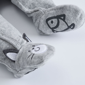 Printemps chaud et automne à manches longues bébé body Animal brodé bébé pyjamas coton bébé barboteuse pour fille et garçon - Product Image 5