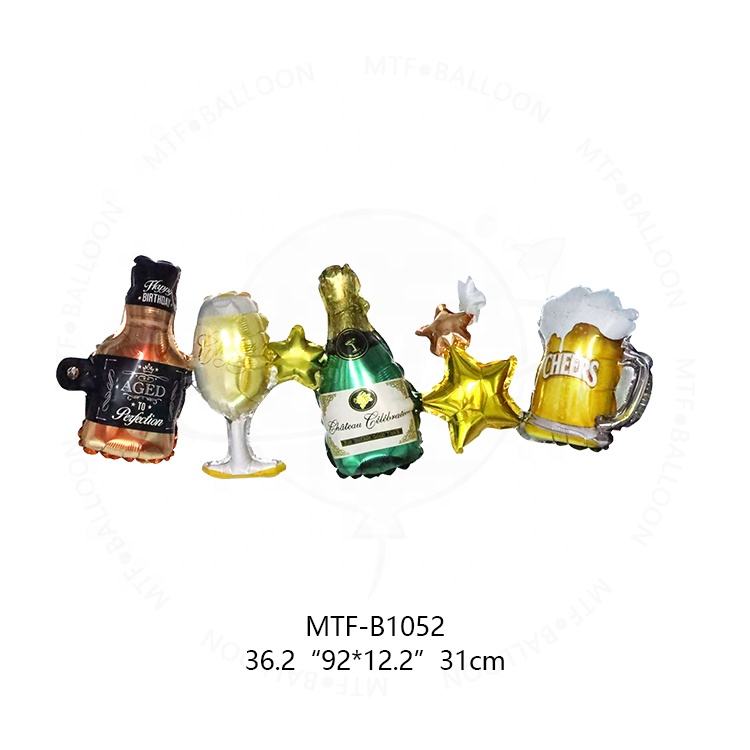 MTF Wholesale 18 Inch FELIZ CUMPLEANOS WARM COLOR Birthday Party Yiwu Event Balloons for Decorations in Spanish