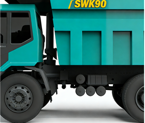 Camión Minero de 90 Toneladas de Buena Calidad, SWK90B, con Tracción 6*4 y Motor Potente para Uso Minero, Camión Minero Gigante en Venta - Product Image 2