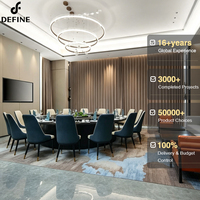 Maßgefertigte Moderne Hotel-Restaurant-Möbelsets Großhandel Kommerzielle Möbel Esstisch Stühle für Hotelprojekte
