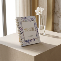 Carnet de planification de mariage personnalisé A5, organisateur de mariage, journal, couverture en tissu PP, impression couleur intégrale, reliure spirale, planification de mariage