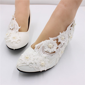 High Quality New Fashion Bridal <strong>Shoes</strong> Plus <strong>Size</strong> Women's Low Heel High Heel Pointed fairy Wedding Bridesmaid Sho - Product Image 1