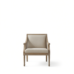 Poltrona Accent con Struttura in Legno e Cuscino in Schiuma, Stile Contemporaneo per Soggiorno - Product Image 1