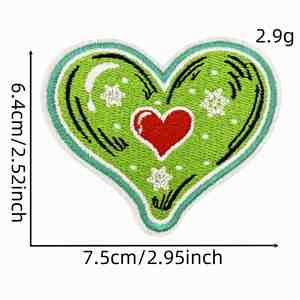 Petits patchs brodés en tissu pour Noël, motifs Père Noël, rennes, sapins, bonbons, pour loisirs créatifs, vêtements, sacs, chapeaux, OEM - Product Image 5
