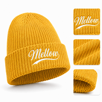 Gorro de Punto Personalizado Dymf, Grueso, Térmico, de Invierno, con Logotipo Bordado Personalizado, con Puño, al por Mayor, OEM, Unisex, Cálido