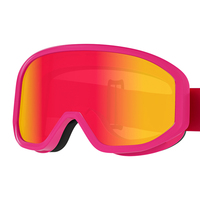 Masque de ski pour enfants RTS Baikang 7061, lunettes de ski personnalisées à double couche, anti-buée et anti-UV pour l'hiver et la neige