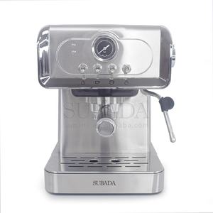 Macchina da <span class=keywords><strong>caffè</strong></span> Espresso in acciaio inossidabile Shell cambio leva singolo doppio tazza macchina da <span class=keywords><strong>caffè</strong></span> ricca schiuma 15 bar 1.8 L serbatoio - Product Image 2