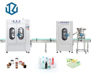 New design fully automatic linear type piston food sauce beverage lubricant engine edible oil filling capping machine price