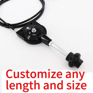 Support Customized Manual Throttle Controller Cable Excavator Parts Excavator Throttle Cable