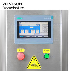 Ligne de production automatique à grande vitesse ZONESUN ZS-AFCL9 pour le remplissage, le bouchage et l'étiquetage de flacons en verre avec hotte à flux laminaire - Product Image 2
