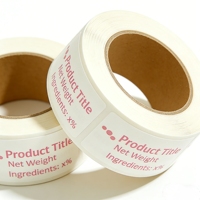 Étiquettes autocollantes imperméables en vinyle pour flacons en verre de 2 ml, 5 ml, 10 ml, pour emballage de peptides