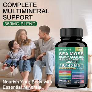 Großhandel Propeller Meeresalgen Kapseln Shilajit Löwenmähne Nahrungsergänzungsmittel Private Label für Darm- und Immungesundheit - Product Image 5
