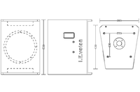 Équipement audio extérieur empilable OEM/ODM, haut-parleur coaxial hybride Nd-Fe à flux élevé de 12 pouces