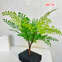 Bouquet de fleurs en plastique décoratif pour la maison, le bureau, le jardin, décoration intérieure, plantes artificielles, fleurs artificielles, fougère