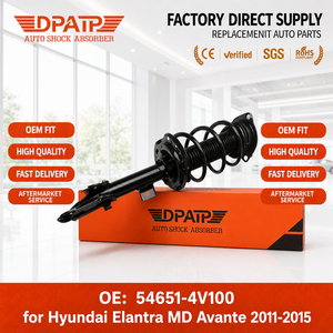 54651-4V100 Conjunto de <span class=keywords><strong>Amortiguador</strong></span> Delantero Izquierdo Completo para <span class=keywords><strong>Hyundai</strong></span> <span class=keywords><strong>Elantra</strong></span> MD Avante 2011-2015, Suspensión con <span class=keywords><strong>Amortiguador</strong></span> - Product Image 2