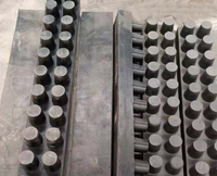 Tapis de goupille moulé tampon industriel en caoutchouc amortisseur de chocs, tampons de pare-chocs, feuille antidérapante, tampon EPDM pour la construction de pont ferroviaire
