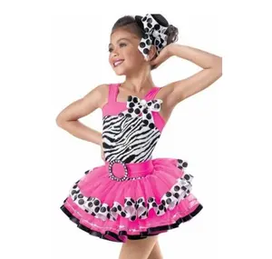ガールズバレエドレス子供ピンクフリルダンスチュチュドレス女性ステージパフォーマンスダンスコスチュームキッズパーティーダンスチュチュドレス