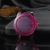 Boîtier de montre en saphir synthétique de haute qualité 41 mm, verre saphir transparent HA0027P, boîtier de montre de plongée pour modification de montre
