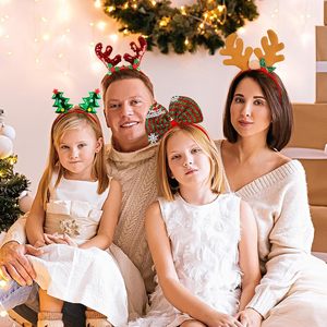 เครื่องประดับผมรูปซานตาคลอสพลาสติกคุณภาพสูงสำหรับงานปาร์ตี้คริสต์มาส ที่คาดผมแฟนซีสำหรับแต่งกาย ของตกแต่งงานปาร์ตี้ ขายส่ง - Product Image 4