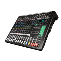 Console de mixage audio professionnelle 12 canaux EX avec 99 effets DSP, contrôleur DJ/mixeur audio pour studio d'enregistrement et petits spectacles