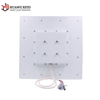 HUAWU-lector de tarjetas de largo alcance, 20M, usb, rs232, tcp, ip, wiegand, 12dbi, uhf, rfid