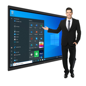 Todo en uno Versátil EDLA Interact Pantalla táctil Tablero inteligente Montaje de arnés de cables <span class=keywords><strong>Pizarra</strong></span> blanca interactiva con <span class=keywords><strong>pizarra</strong></span> 4K - Product Image 4