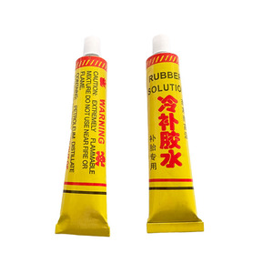 กาวเย็นสำหรับปะยางแบบยางร้อน สำหรับซ่อมยางจักรยาน รถไฟฟ้า แบบยางใน สีเหลือง - Product Image 1