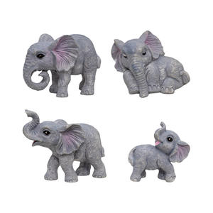 Accesorios Decorativos para Paisajismo de Jardín, Micro-Paisaje de Musgo con Elefante Realista, Producto Nuevo de Weij - Product Image 1