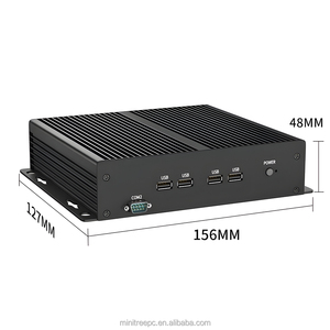 Computadora Integrada Sin Ventilador <span class=keywords><strong>I7</strong></span> <span class=keywords><strong>5600u</strong></span> I5 5200u I3 5005u Windows Ubuntu 2 Gigabit Ethernet 2 COM RS232 WiFi hasta 8GB de RAM en Stock - Product Image 3