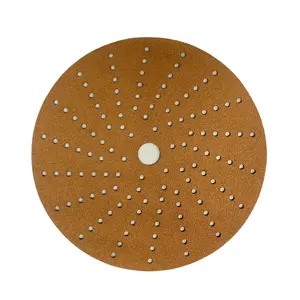 D DMS DIMEISI B235 6" Multi Holes Yellow Sandpaper wood sanding disc OEM service