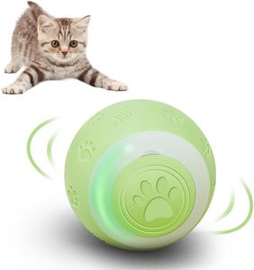 Jouet interactif électrique de luxe personnalisé pour chats, balle roulante automatique à poursuite autonome en plastique durable - Product Image 1
