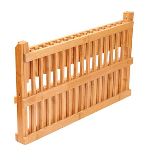 Bamboo Foldable Double Layer <b>Dish</b> <b>Rack</b> 40.5x32x3.6cm For Kitchen <b>Dish</b> And Bowl Storage - Product Image 5
