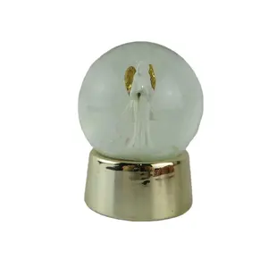 Personalizado Polyresin globo de nieve resina agua globos de Madre de Dios Madonna bola de cristal de la fábrica