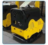 Compacteur à plaques plates bidirectionnel diesel haute puissance avec moteur Honda pour la construction routière