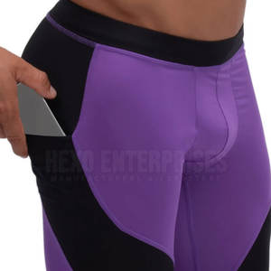 Legging de punto para hombre de alta calidad para Fitness Low MOQ Tight Fitness Wear para la venta - Product Image 3