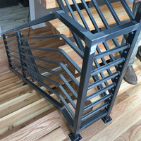 Garde-corps de clôture en aluminium pour balcon et escalier Nouveau design