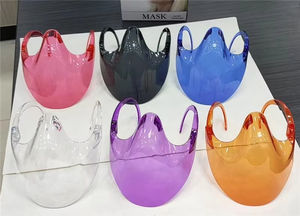 Lunettes de soleil tendance couleur bonbon avec visière demi-cerclée pour hommes et femmes – Meilleures ventes - Product Image 4