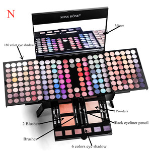 0204B <span class=keywords><strong>Kit</strong></span> de Maquillaje Profesional Completo de 190 Colores, Set de Maquillaje Profesional en Caja, Todo en Uno - Product Image 4