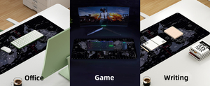 FLAME SNAKE Tappetino per Mouse da Gaming con Mappa del Mondo 300*800*3mm, Antiscivolo, Logo <span class=keywords><strong>Personalizzato</strong></span>, Gomma Spessa, Sublimazione, Disponibile in Magazzino - Product Image 4