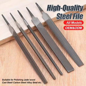 Giá tốt nhất OEM ODM Bán buôn Dũa phẳng T12 cắt thứ hai bề mặt nhẵn 6'' 8'' 10'' 12'' Dũa phẳng <span class=keywords><strong>Bastard</strong></span> có tay cầm mềm - Product Image 3