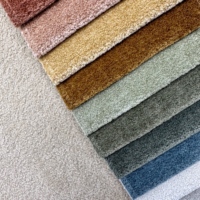 Tissu pour canapé, tissu en velours pour meubles, tissu en polyester imperméable, tissu antistatique, style tricoté Lain/Dot, ignifuge